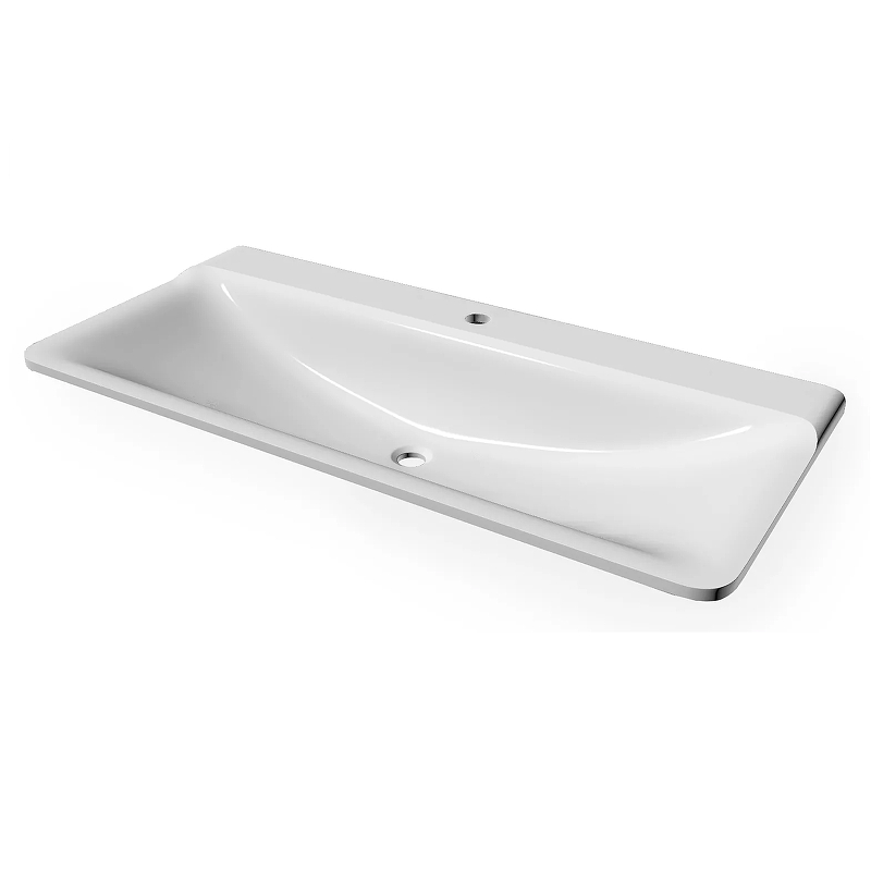 Раковина AQUAme Solo 100 Solo 08.100/W/RL цвет Белый